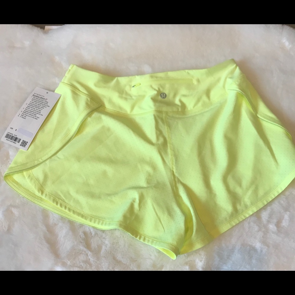 Lululemon Surefire Short 3" Florid Flash RARE 6 - Picture 4 of 7